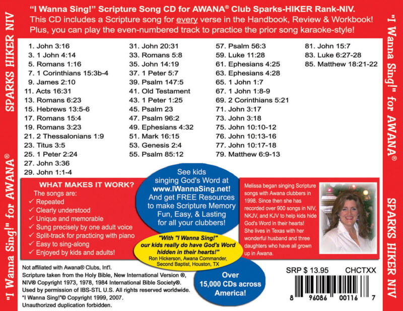 “I Wanna Sing!” Scripture Songs Mp3 Bundle NIV K-5th grade - Image 3