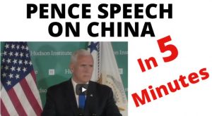 China-Pence Speech in 5 minutes