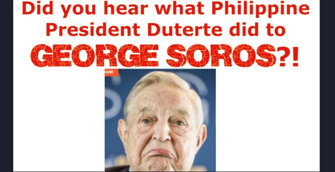 Duerte kicked Soros out of Philippines, Salvini, Putin Patriots!