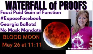 Waterfall of Proofs! BLOOD MOON 11:11! Facebook, Fauci Gain of Function, No Masks! 5-25-21