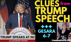 CLUES FROM TRUMP NC GOP SPEECH +++ GESARA D-DAY 6-6-21