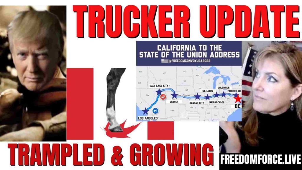 Truckers Trampled Movement Growing, USA Convoy – Zechariah 9 2-20-22