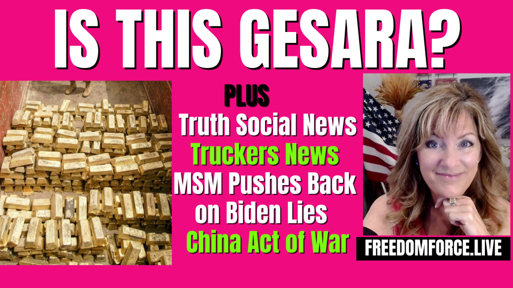 Is this GESARA? Truth Social, MSM Pushback, China Act of War 2-4-22