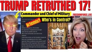 Trump ReTruthed 17!! Military Intelligence Commander – Artemis 8-31-22