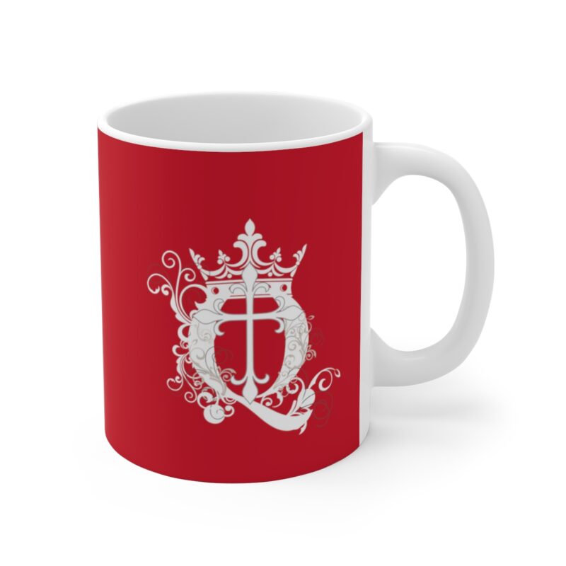 Awake Mug with Cross - Red Ceramic Mugs (11oz15oz20oz) - Image 3