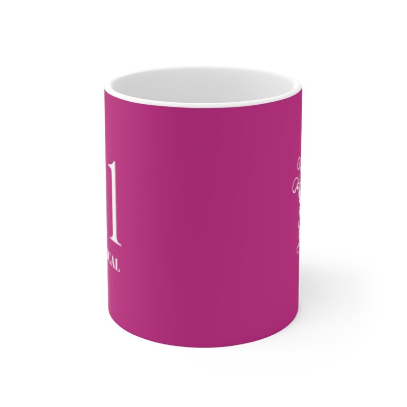 Revelation 11:11 with Cross - Fuschia  - Ceramic Mugs (11oz15oz20oz) - Image 11