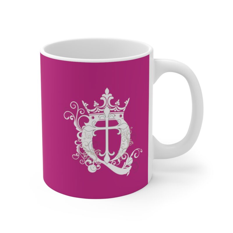 Revelation 11:11 with Cross - Fuschia  - Ceramic Mugs (11oz15oz20oz) - Image 13
