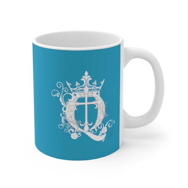 Revelation 11:11 with Cross - Turquoise - Ceramic Mugs (11oz15oz20oz) - Image 13