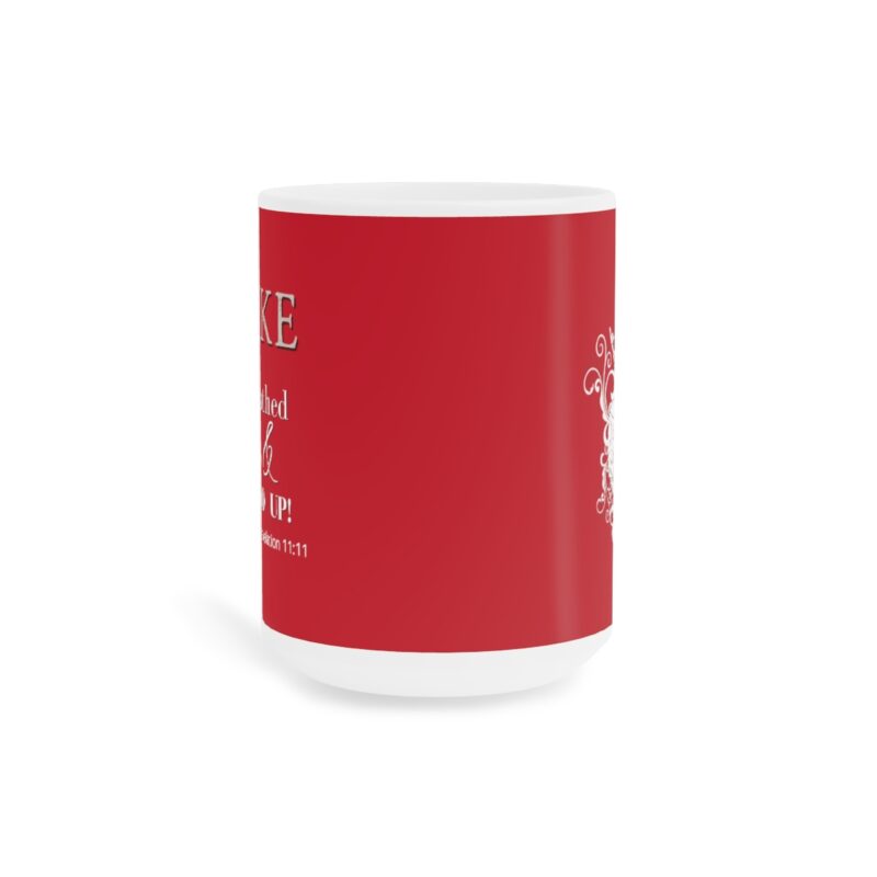 Awake Mug with Cross - Red Ceramic Mugs (11oz15oz20oz) - Image 5