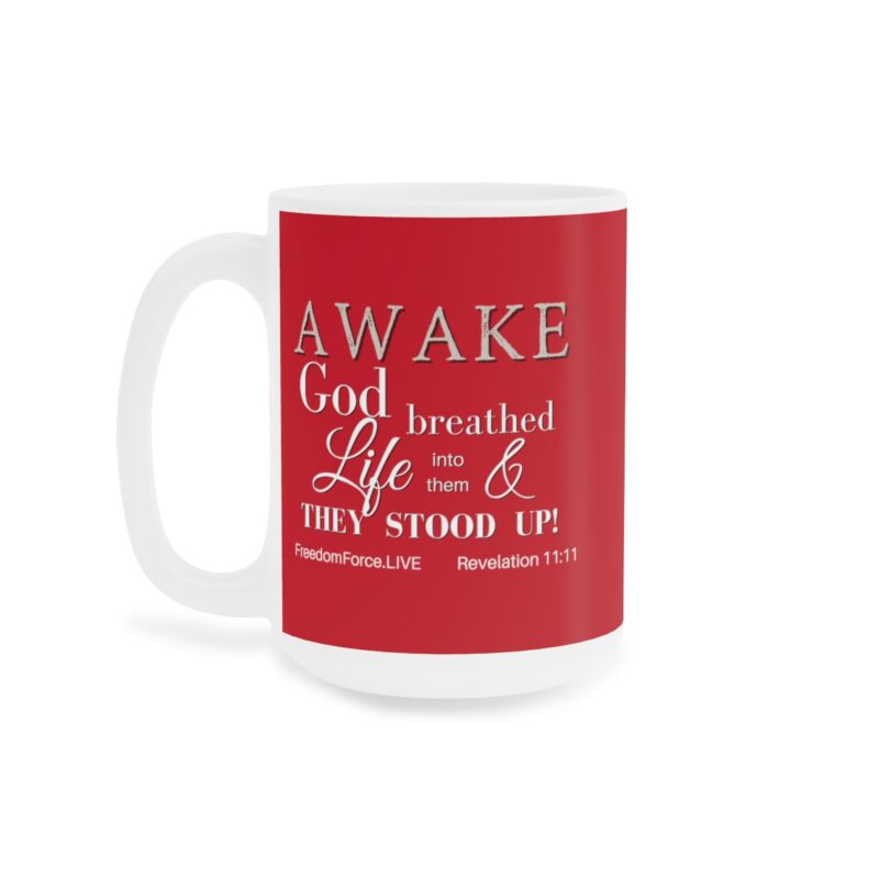 Awake Mug with Cross - Red Ceramic Mugs (11oz15oz20oz) - Image 6