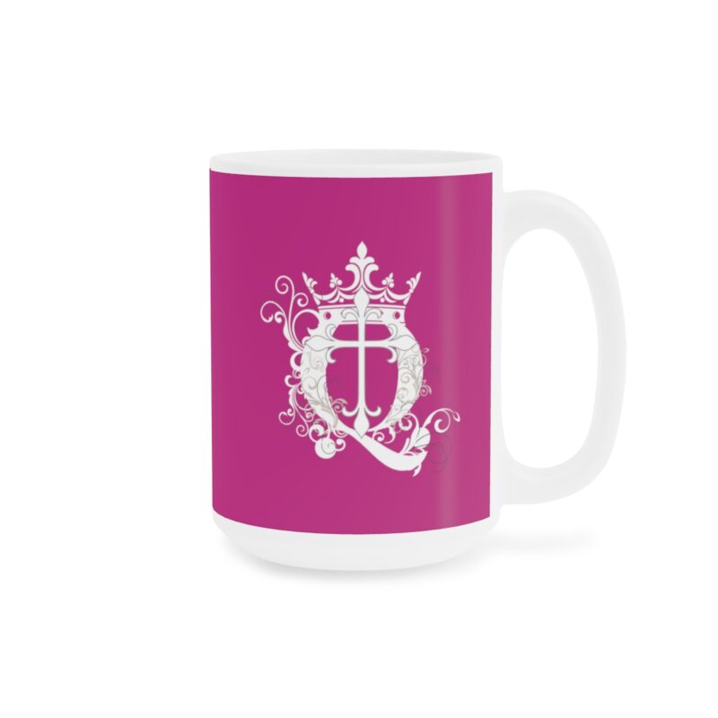 Awake Mug with Cross - Fuschia Ceramic Mugs (11oz15oz20oz) - Image 7