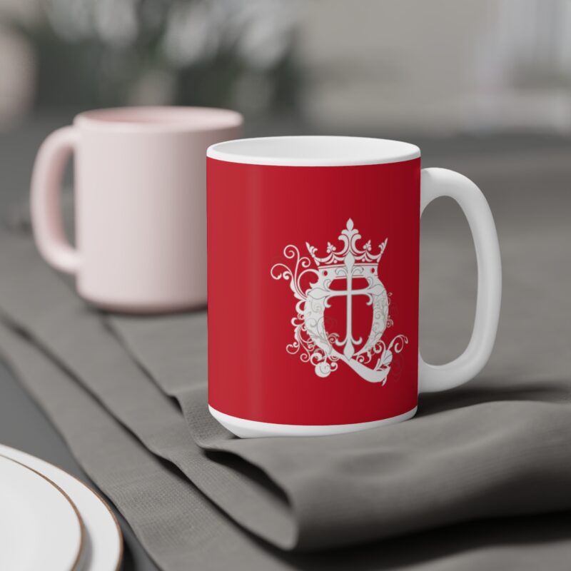 Revelation 11:11 with Cross - Red - Ceramic Mugs (11oz15oz20oz) - Image 9