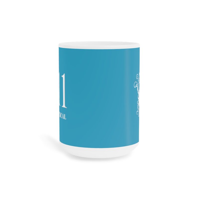 Revelation 11:11 with Cross - Turquoise - Ceramic Mugs (11oz15oz20oz) - Image 6