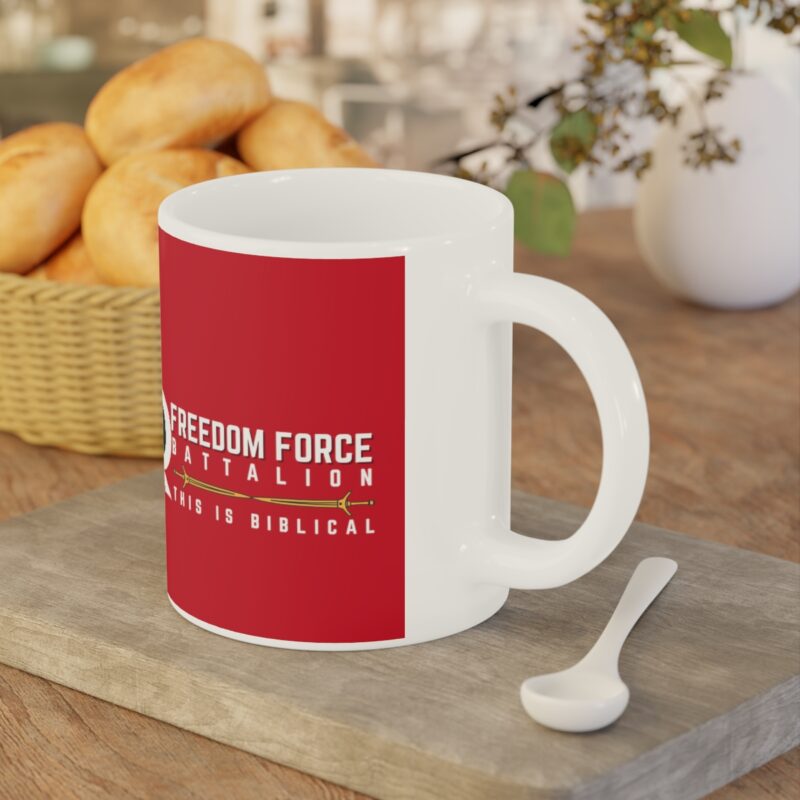 5:5 Lion Mug with Cross - Red  - Ceramic Mugs (11oz15oz20oz) - Image 14