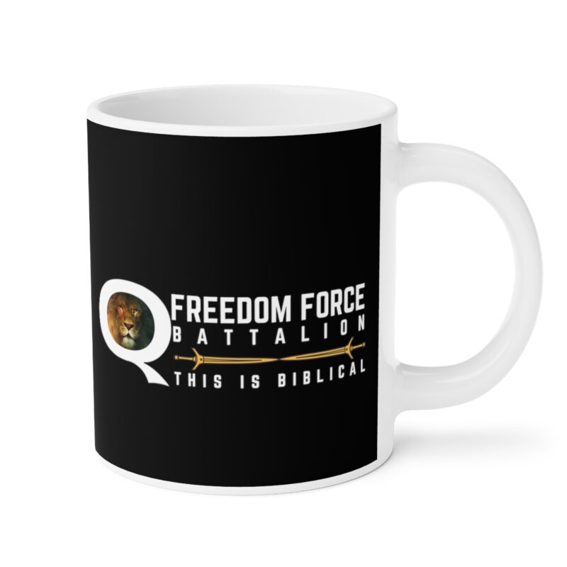 5:5 Lion Mug with Cross - Black - Ceramic Mugs (11oz15oz20oz) - Image 12