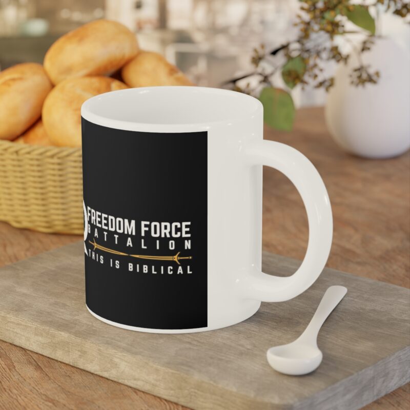 5:5 Lion Mug with Cross - Black - Ceramic Mugs (11oz15oz20oz) - Image 14