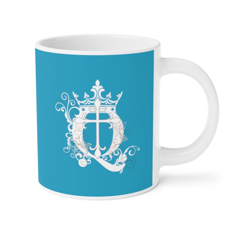 Awake Mug with Cross - Turquoise - Ceramic Mugs (11oz15oz20oz) - Image 12