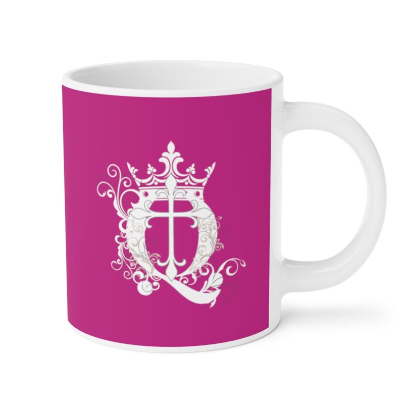 Awake Mug with Cross - Fuschia Ceramic Mugs (11oz15oz20oz) - Image 12