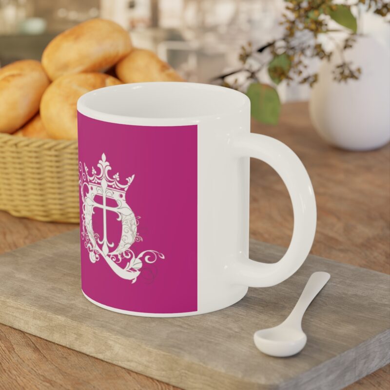 Awake Mug with Cross - Fuschia Ceramic Mugs (11oz15oz20oz) - Image 14