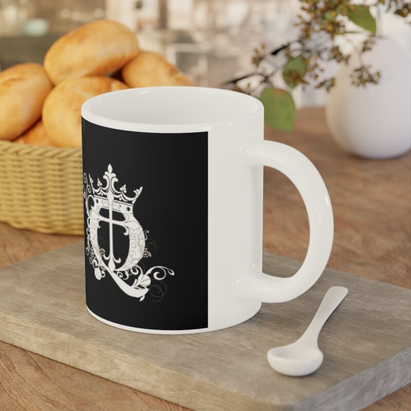 Awake Mug with Cross - Black - Ceramic Mugs (11oz15oz20oz) - Image 14