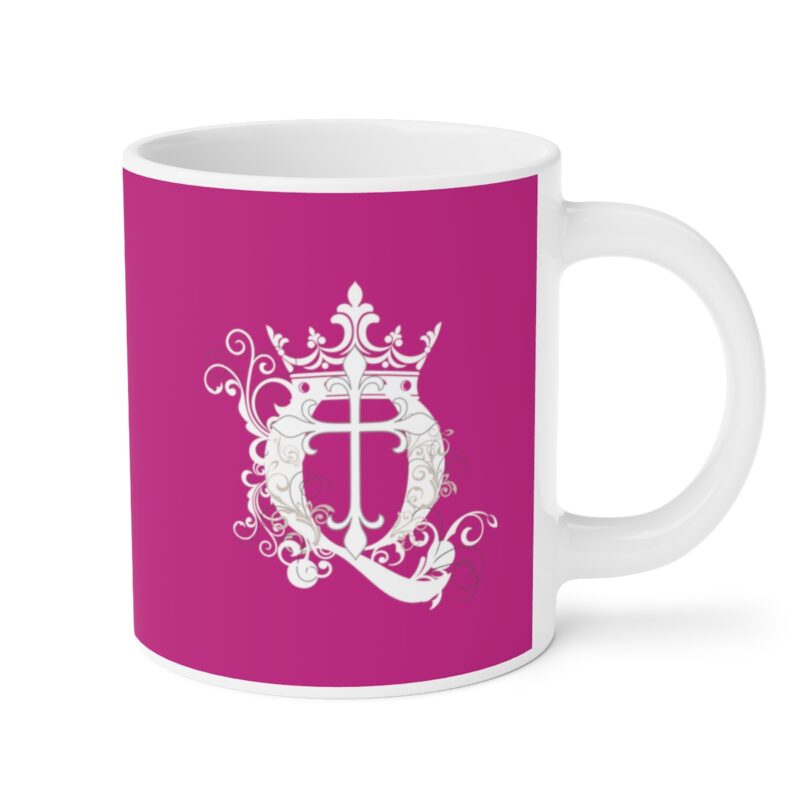 Revelation 11:11 with Cross - Fuschia  - Ceramic Mugs (11oz15oz20oz) - Image 3