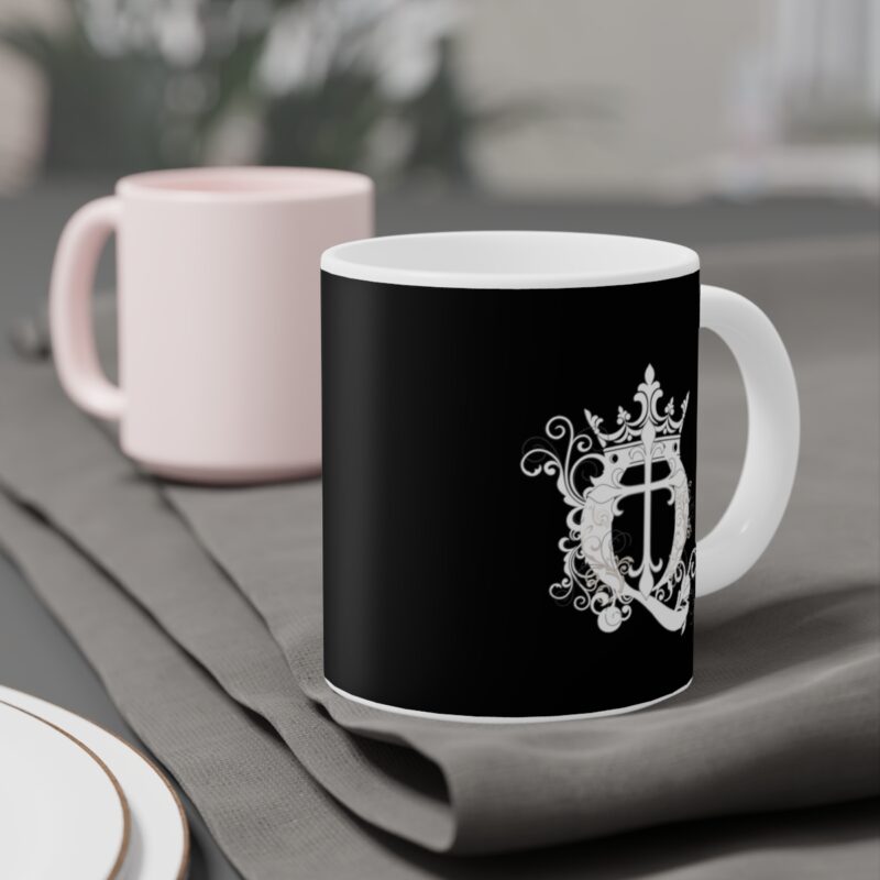 Revelation 11:11 with Cross - Black - Ceramic Mugs (11oz15oz20oz) - Image 13