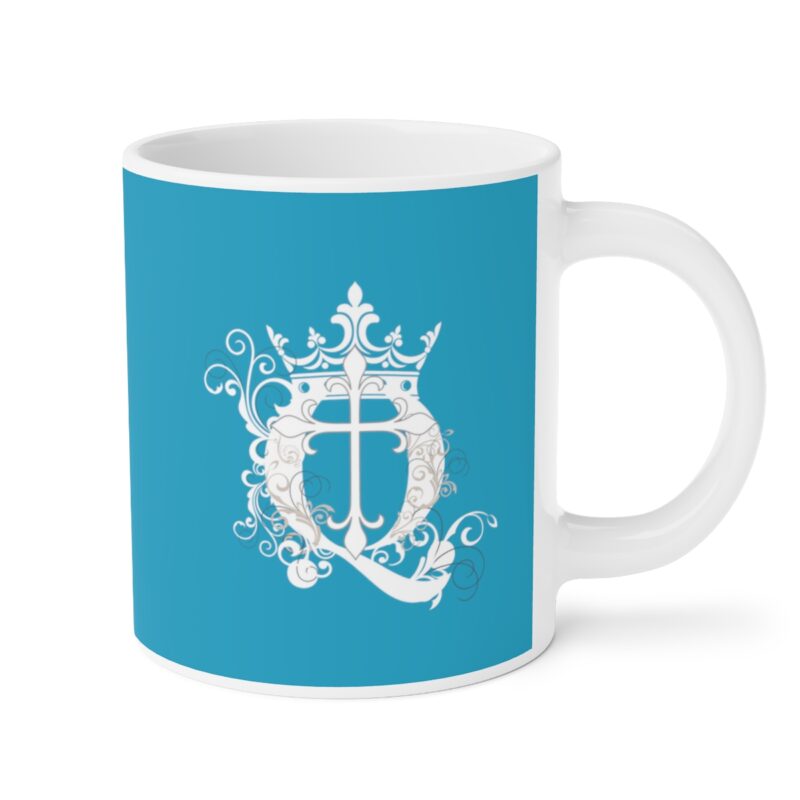 Revelation 11:11 with Cross - Turquoise - Ceramic Mugs (11oz15oz20oz) - Image 3