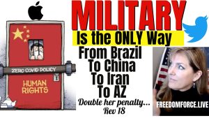 Military is the only way- BRAZIL, CHINA, IRAN, AZ  11-30-22
