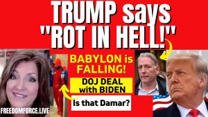 Trump says “Rot in Hell”, DOJ deal with Biden, Damar, Babylon Falling 1-24-23