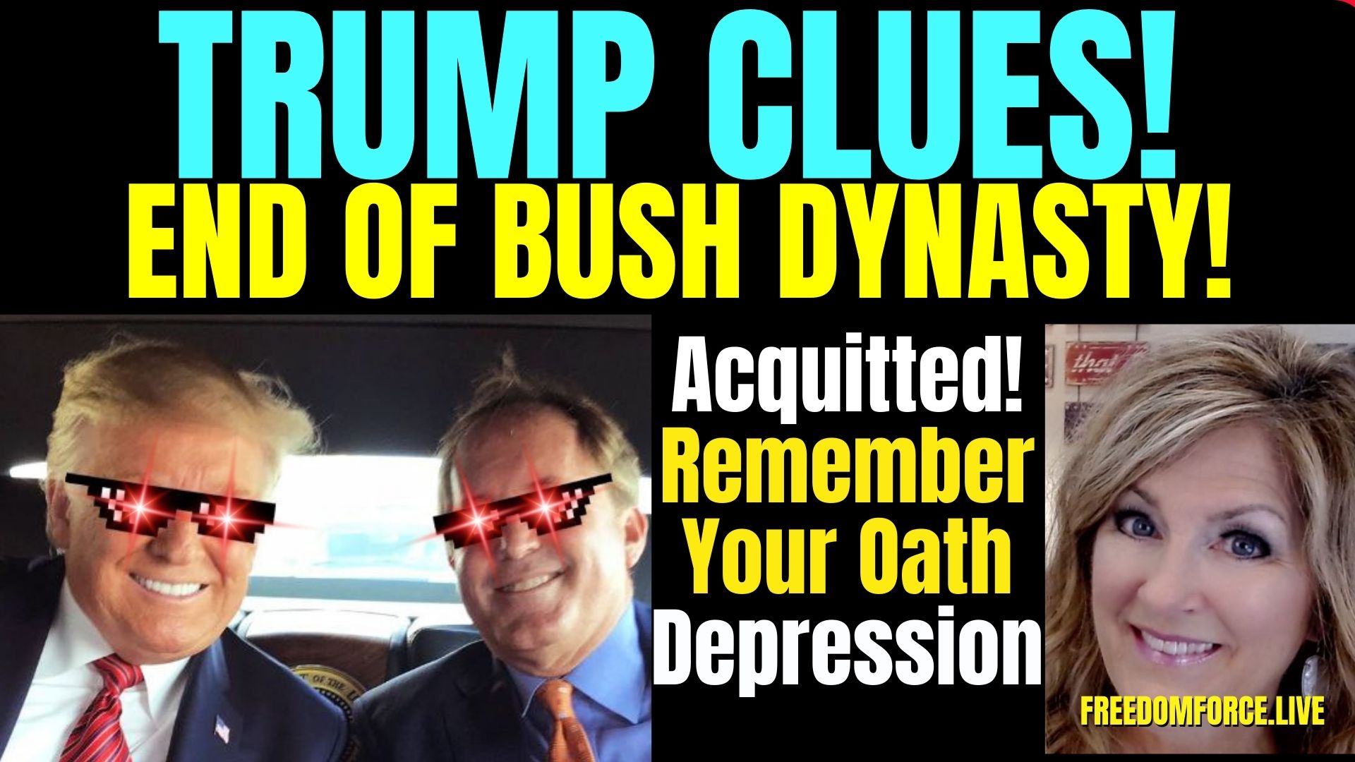 Trump Clues - Paxton Acquitted - End of Bush Era - No Depression 9-17 ...