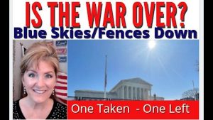 IS THE WAR OVER? DC FENCING DOWN, MILITARY OCCUPATION OVER, BLUE SKIES BIBLICAL 3-21-21