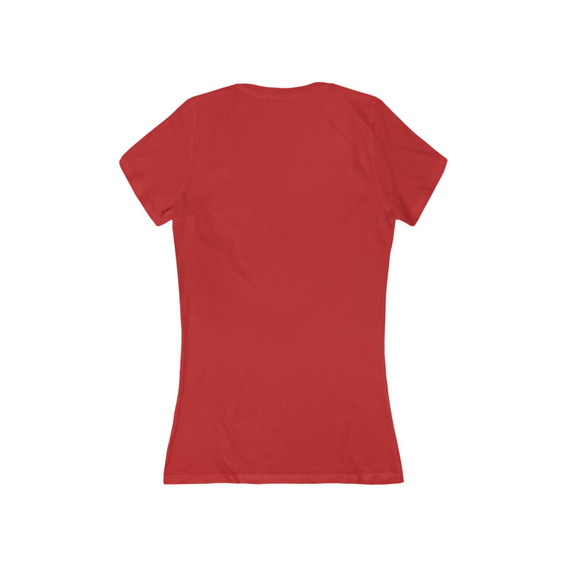 The Lion of the Tribe of Judah has Triumphed!  Women's Jersey Short Sleeve Deep V-Neck Tee - Image 6