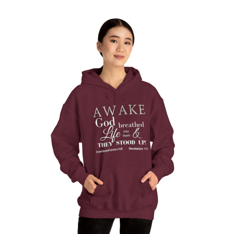 Awake Revelation 11:11 - Unisex Heavy Blend™ Hooded Sweatshirt - Image 24