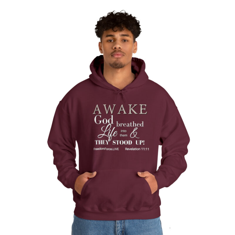 Awake Revelation 11:11 - Unisex Heavy Blend™ Hooded Sweatshirt - Image 25