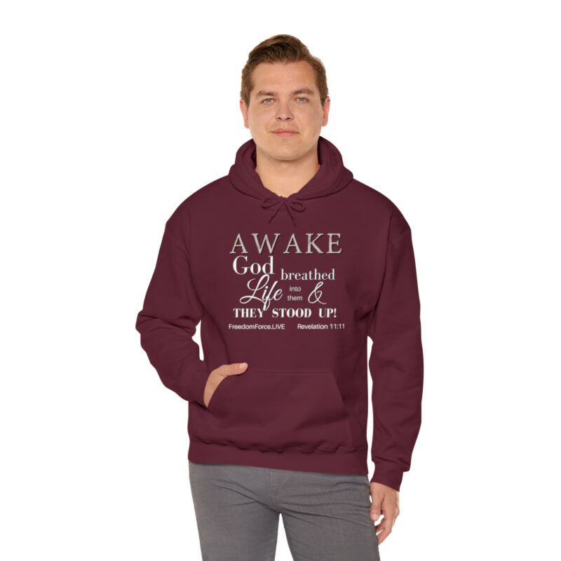 Awake Revelation 11:11 - Unisex Heavy Blend™ Hooded Sweatshirt - Image 27