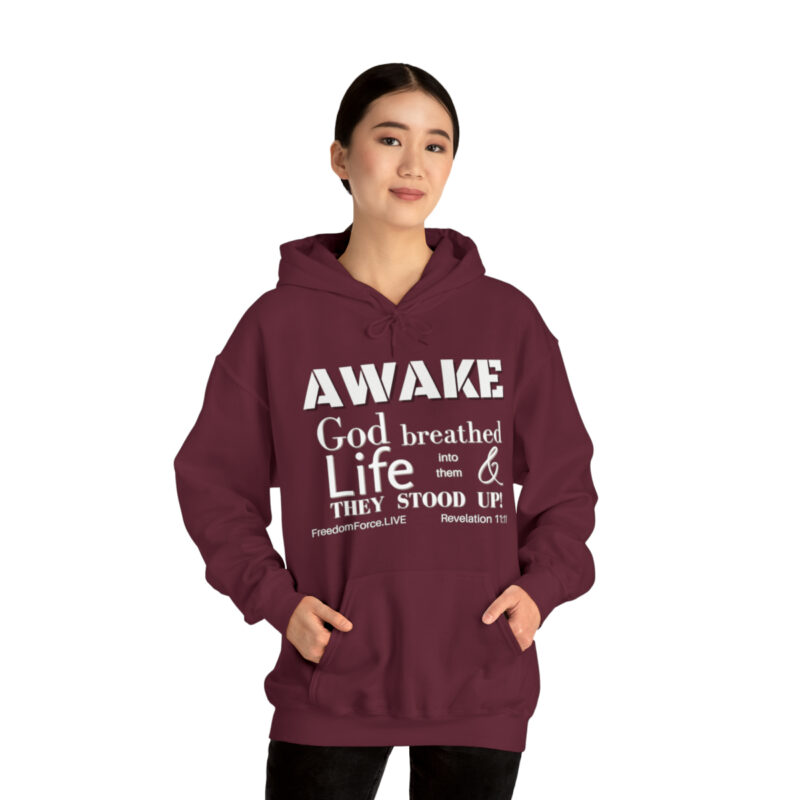 Awake Revelation 11:11 - Unisex Heavy Blend™ Hooded Sweatshirt - Image 24