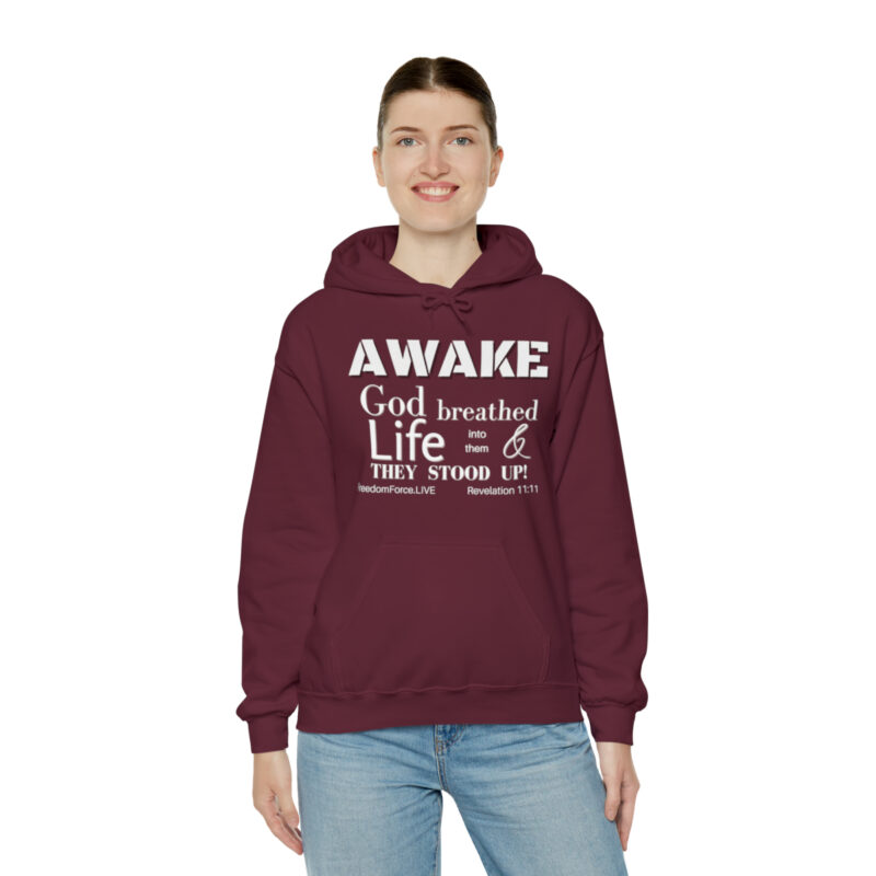 Awake Revelation 11:11 - Unisex Heavy Blend™ Hooded Sweatshirt - Image 25