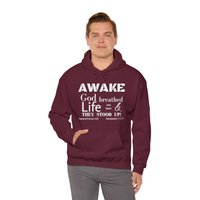 Awake Revelation 11:11 - Unisex Heavy Blend™ Hooded Sweatshirt - Image 26