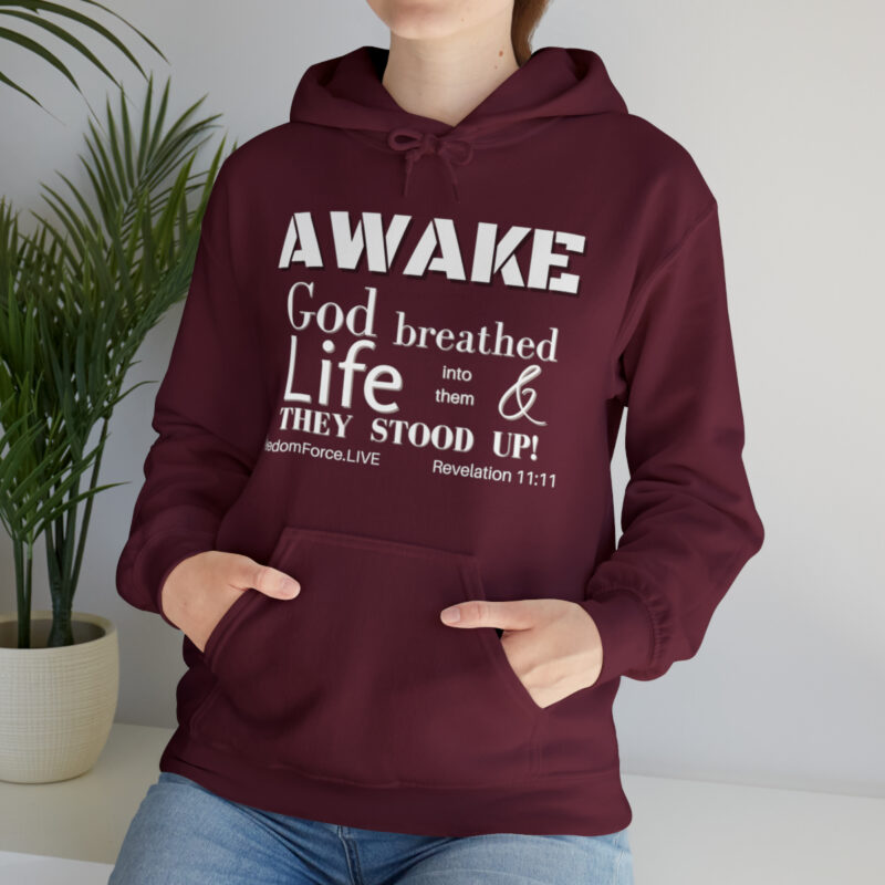 Awake Revelation 11:11 - Unisex Heavy Blend™ Hooded Sweatshirt - Image 27