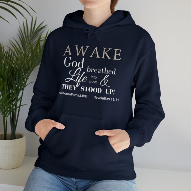 Awake Revelation 11:11 - Unisex Heavy Blend™ Hooded Sweatshirt - Image 46