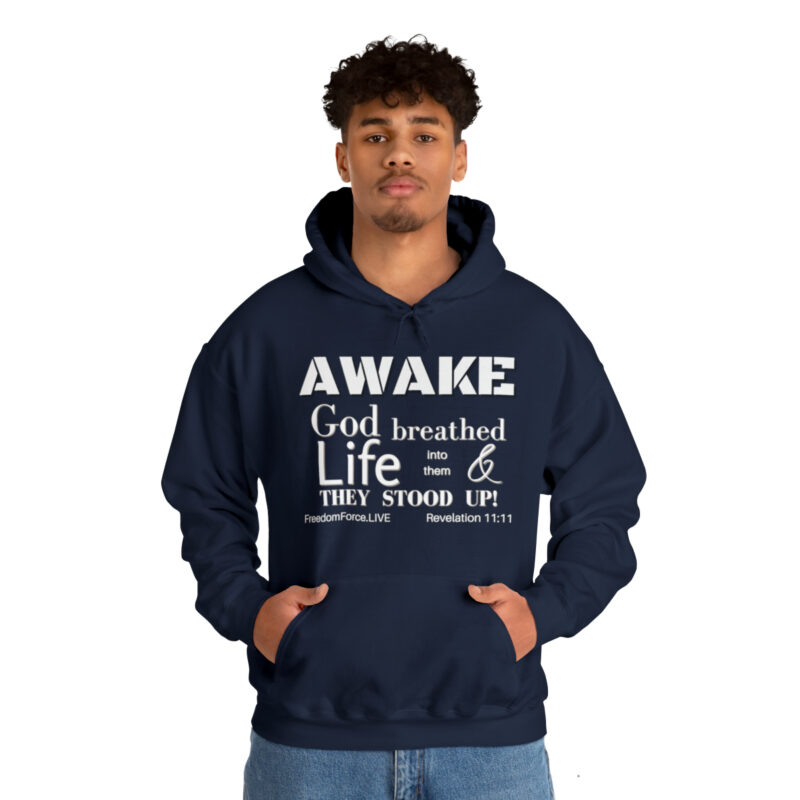 Awake Revelation 11:11 - Unisex Heavy Blend™ Hooded Sweatshirt - Image 64