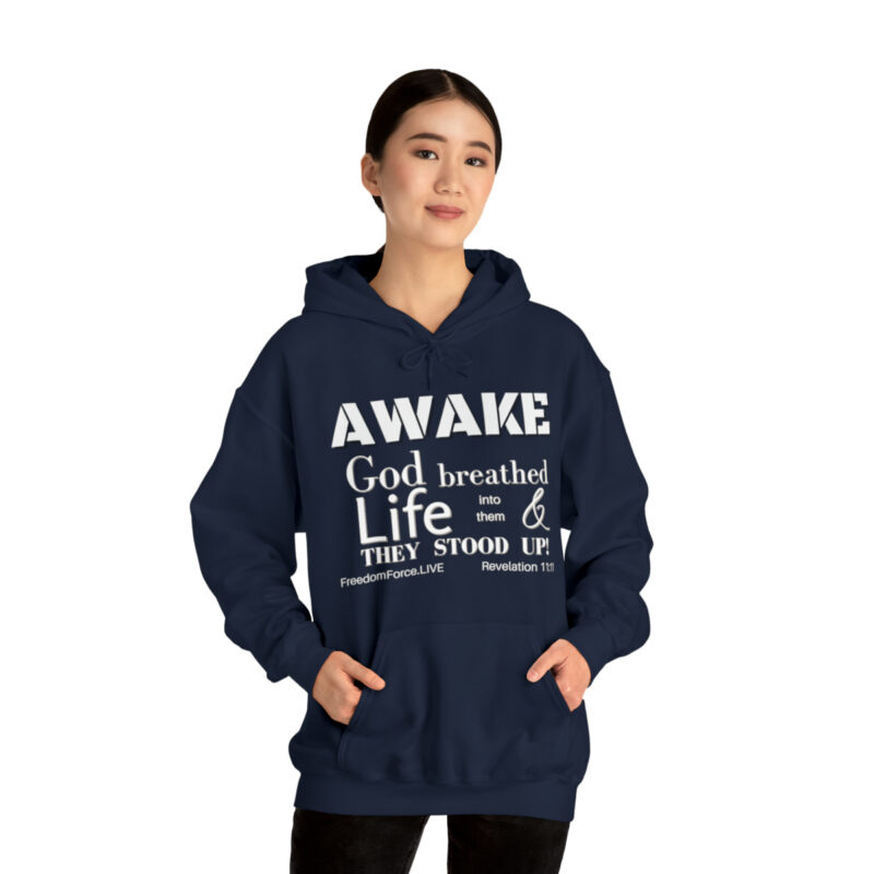 Awake Revelation 11:11 - Unisex Heavy Blend™ Hooded Sweatshirt - Image 69