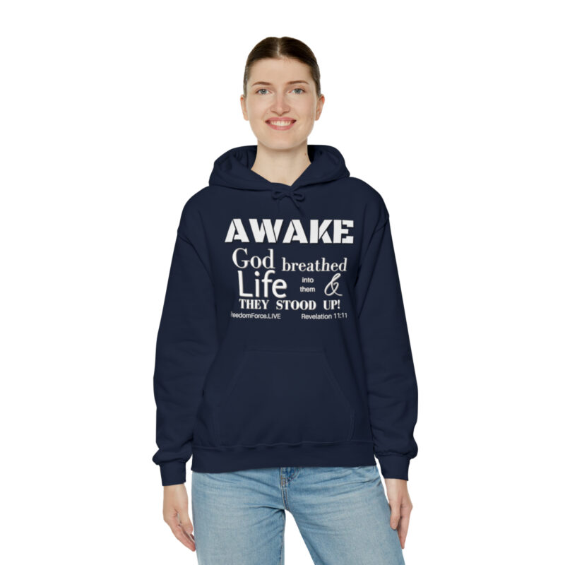 Awake Revelation 11:11 - Unisex Heavy Blend™ Hooded Sweatshirt - Image 70