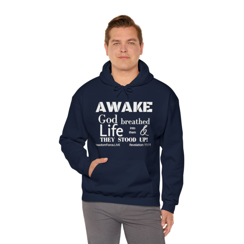 Awake Revelation 11:11 - Unisex Heavy Blend™ Hooded Sweatshirt - Image 71