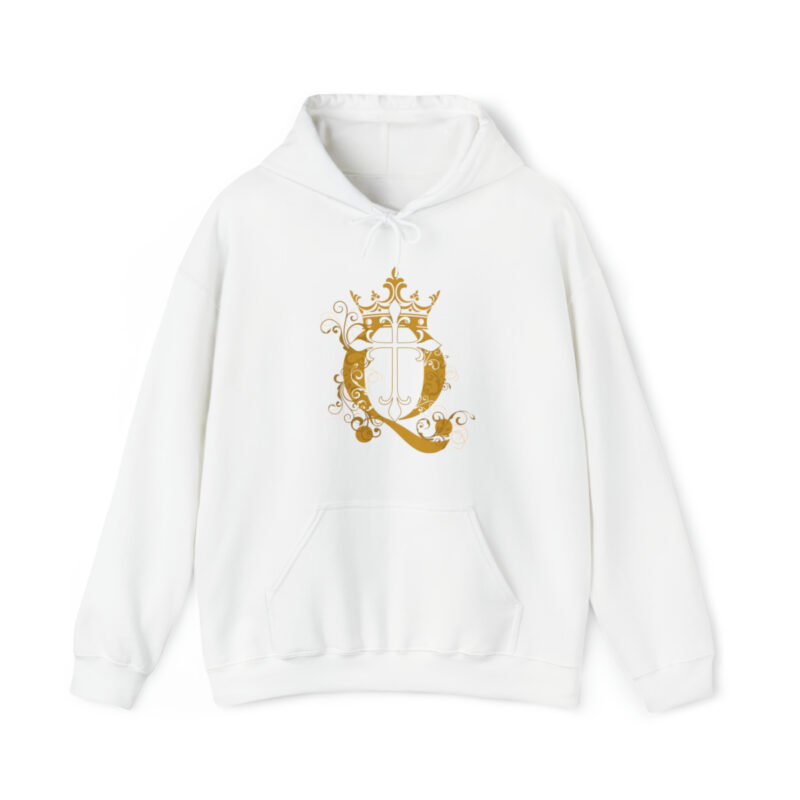 Crown Q Cross - Unisex Heavy Blend™ Hooded Sweatshirt - Image 11