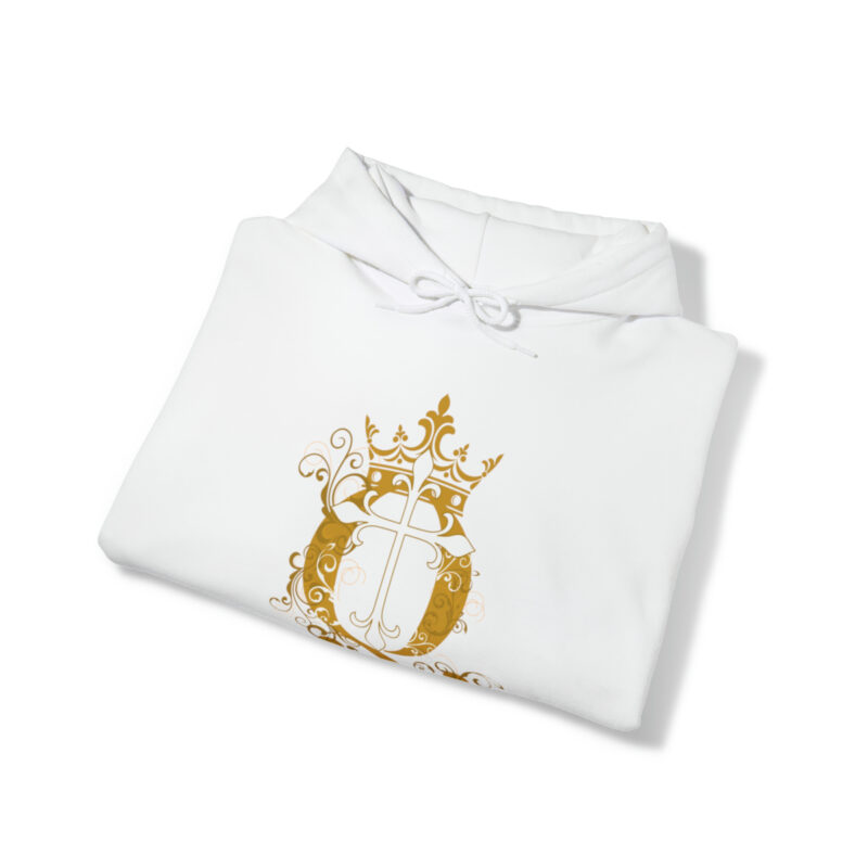 Crown Q Cross - Unisex Heavy Blend™ Hooded Sweatshirt - Image 14