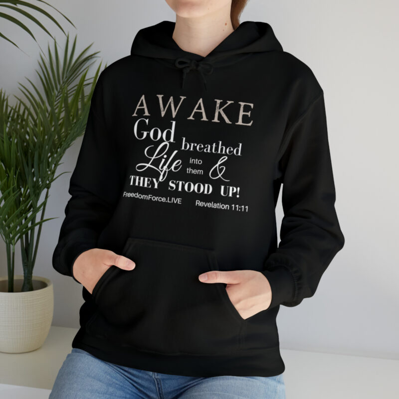 Awake Revelation 11:11 - Unisex Heavy Blend™ Hooded Sweatshirt - Image 10