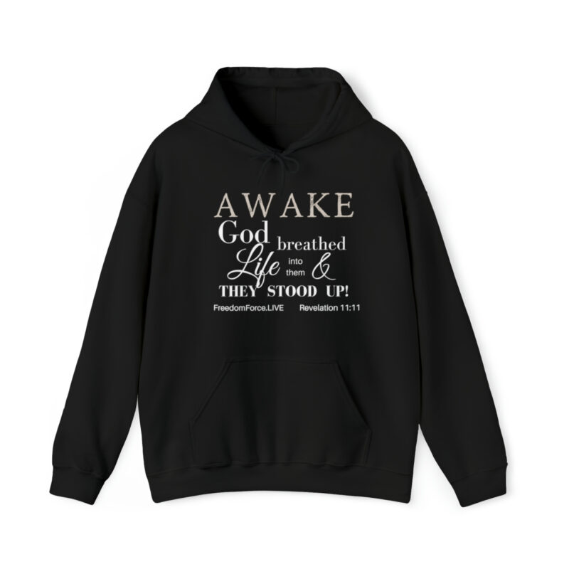 Awake Revelation 11:11 - Unisex Heavy Blend™ Hooded Sweatshirt - Image 11
