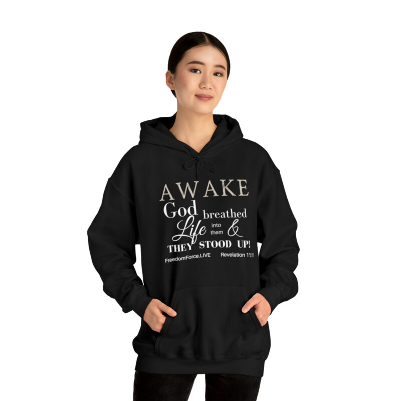 Awake Revelation 11:11 - Unisex Heavy Blend™ Hooded Sweatshirt - Image 15