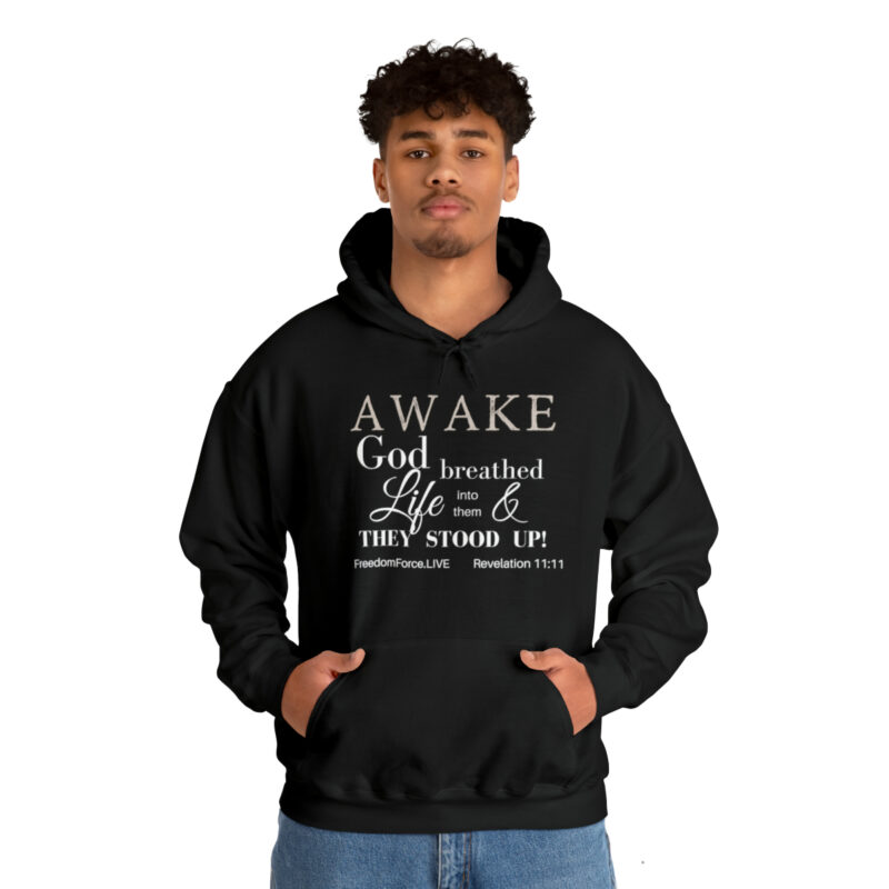 Awake Revelation 11:11 - Unisex Heavy Blend™ Hooded Sweatshirt - Image 16